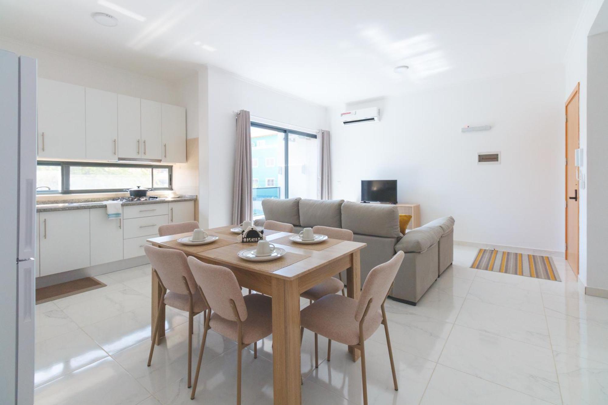 Brand New Spacious T3 Apartment In Santa Maria Kültér fotó